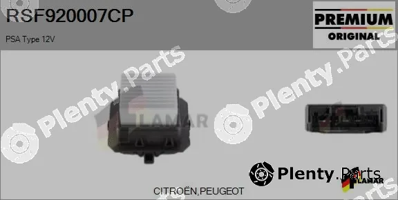 Flamar RSF920007CP — Resistor, interior blower