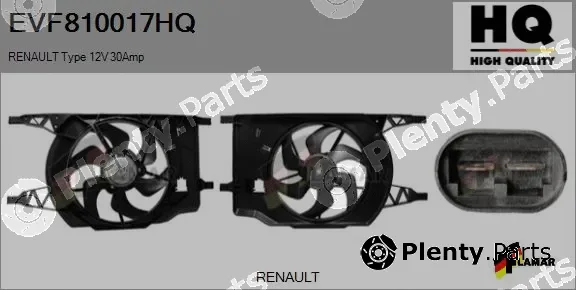 Flamar EVF810017HQ — Electric Motor, radiator fan