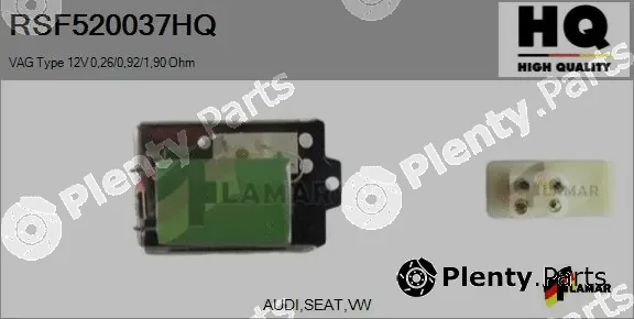 Flamar RSF520037HQ — Resistor, interior blower