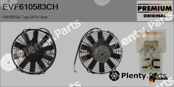 Flamar EVF610583CH — Electric Motor, radiator fan