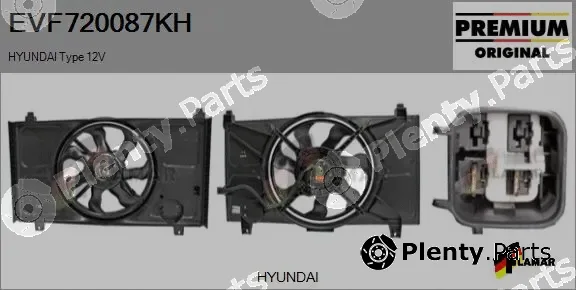 Flamar EVF720087KH — Electric Motor, radiator fan