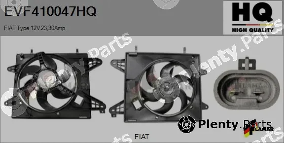 Flamar EVF410047HQ — Electric Motor, radiator fan
