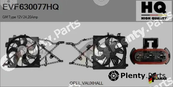 Flamar EVF630077HQ — Electric Motor, radiator fan