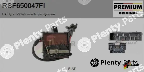 Flamar RSF650047FI — Series resistor, electric motor (radiator fan)