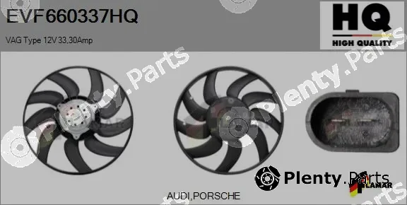 Flamar EVF660337HQ — Fan, engine cooling