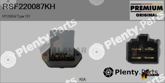 Flamar RSF220087KH — Resistor, interior blower