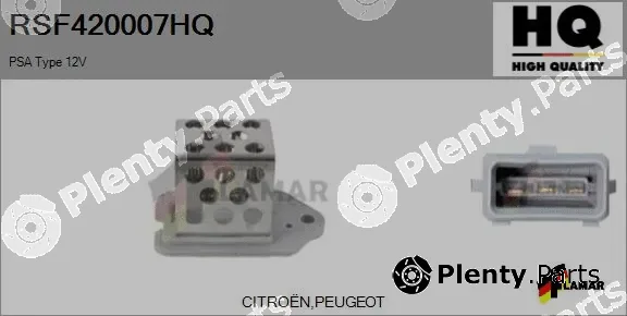 Flamar RSF420007HQ — Series resistor, electric motor (radiator fan)