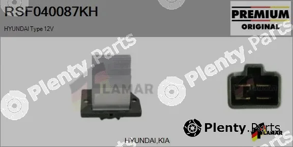 Flamar RSF040087KH — Resistor, interior blower