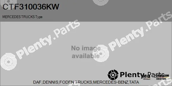 Flamar CTF310036KW — Core assembly, turbocharger