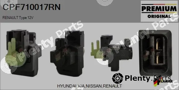 Flamar CPF710017RN — Pressure Converter, exhaust control