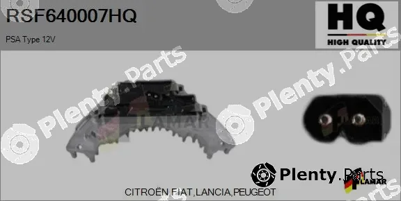 Flamar RSF640007HQ — Resistor, interior blower