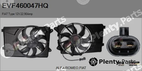 Flamar EVF460047HQ — Electric Motor, radiator fan