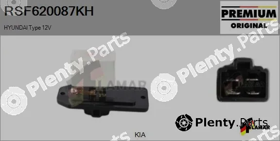 Flamar RSF620087KH — Resistor, interior blower