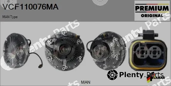 Flamar VCF110076MA — Clutch, radiator fan