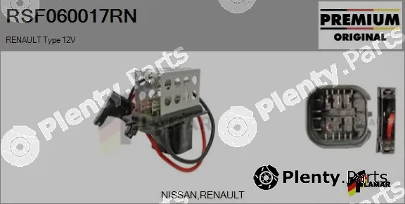 Flamar RSF060017RN — Resistor, interior blower