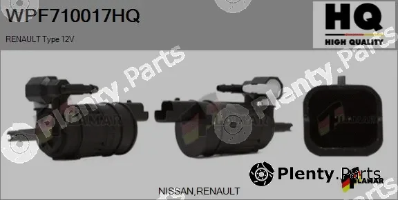 Flamar WPF710017HQ — Washer Fluid Pump, window cleaning