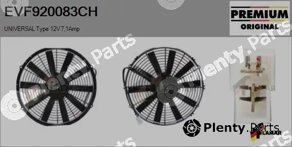Flamar EVF920083CH — Electric Motor, radiator fan