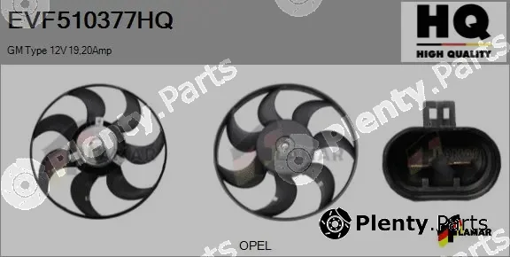 Flamar EVF510377HQ — Fan, engine cooling