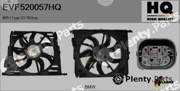 Flamar EVF520057HQ — Electric Motor, radiator fan