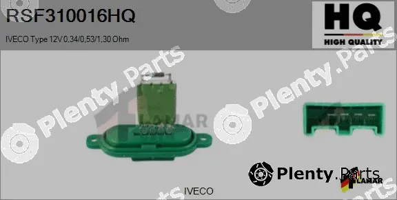 Flamar RSF310016HQ — Resistor, interior blower