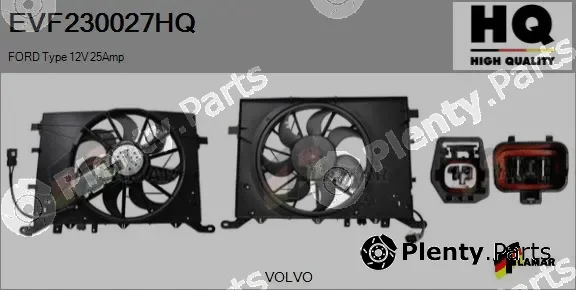 Flamar EVF230027HQ — Electric Motor, radiator fan