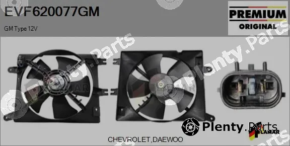 Flamar EVF620077GM — Electric Motor, radiator fan