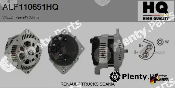 Flamar ALF110651HQ — Alternator