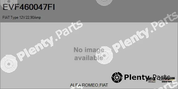 Flamar EVF460047FI — Electric Motor, radiator fan