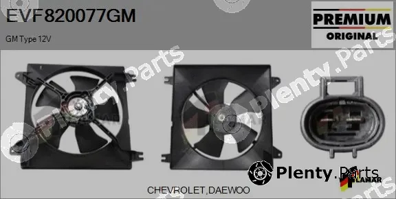 Flamar EVF820077GM — Electric Motor, radiator fan