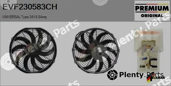 Flamar EVF230583CH — Electric Motor, radiator fan