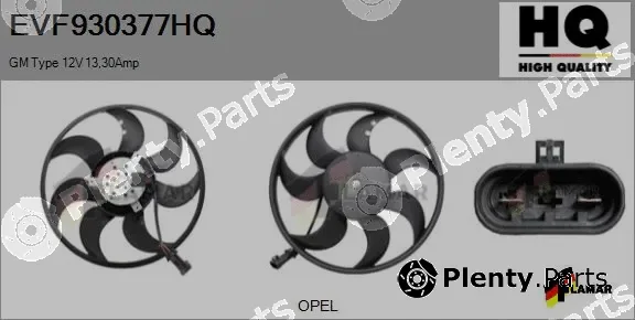 Flamar EVF930377HQ — Fan, engine cooling