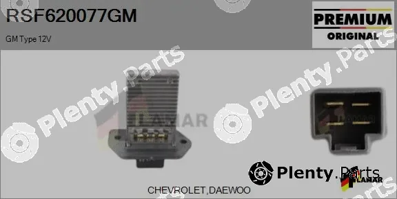 Flamar RSF620077GM — Resistor, interior blower