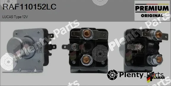 Flamar RAF110152LC — Relay, starter