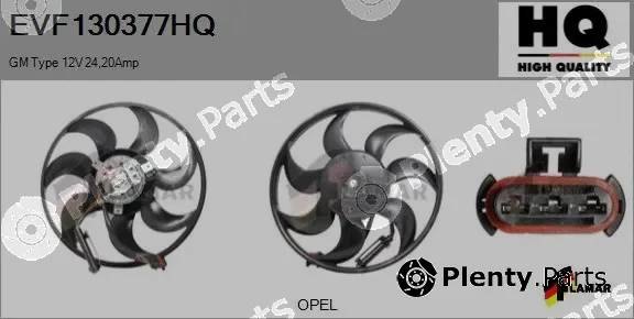 Flamar EVF130377HQ — Fan, engine cooling