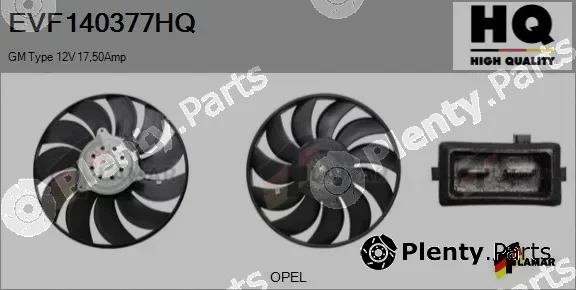 Flamar EVF140377HQ — Fan, engine cooling
