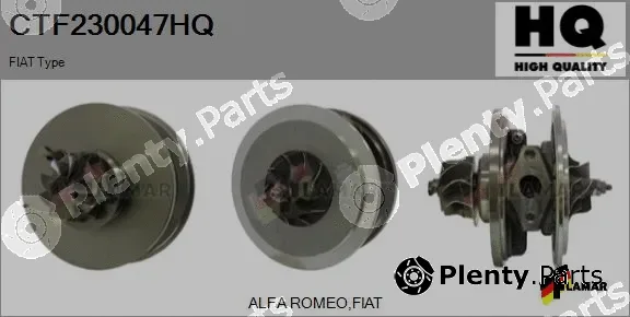 Flamar CTF230047HQ — Core assembly, turbocharger