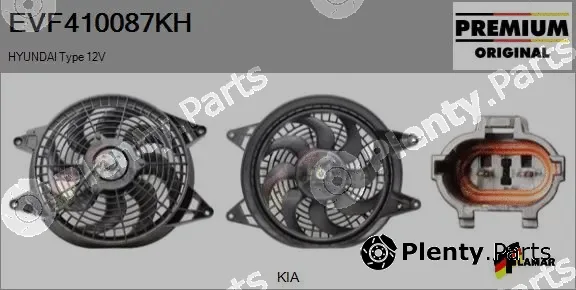 Flamar EVF410087KH — Electric Motor, radiator fan