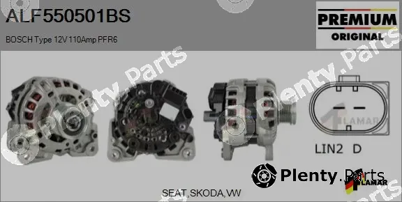 Flamar ALF550501BS — Alternator