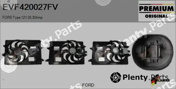 Flamar EVF420027FV — Electric Motor, radiator fan