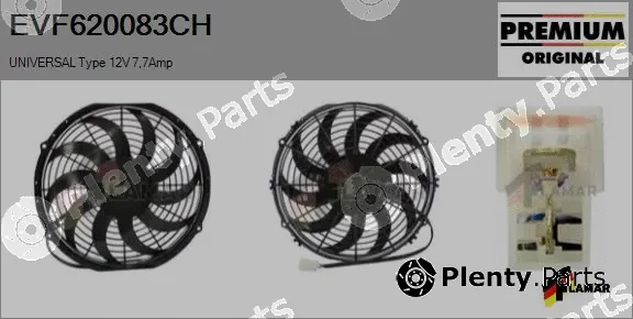 Flamar EVF620083CH — Electric Motor, radiator fan
