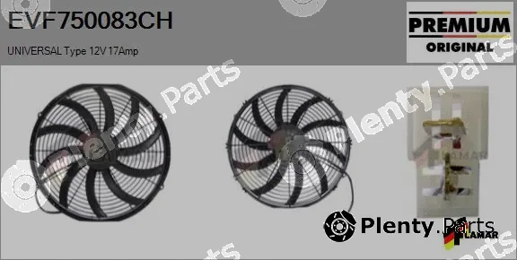 Flamar EVF750083CH — Electric Motor, radiator fan