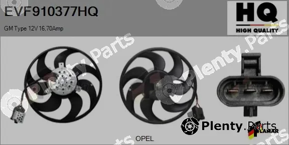 Flamar EVF910377HQ — Fan, engine cooling