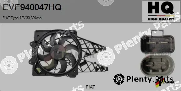 Flamar EVF940047HQ — Electric Motor, radiator fan