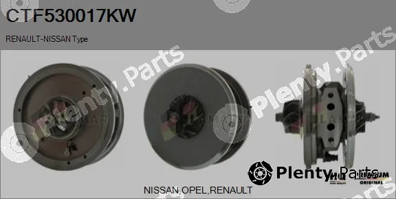 Flamar CTF530017KW — Core assembly, turbocharger
