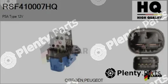 Flamar RSF410007HQ — Series resistor, electric motor (radiator fan)