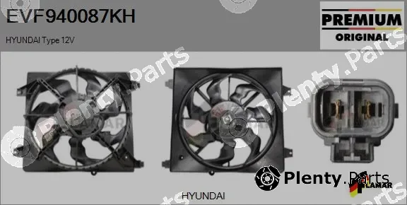 Flamar EVF940087KH — Electric Motor, radiator fan