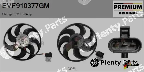 Flamar EVF910377GM — Fan, engine cooling