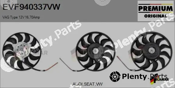 Flamar EVF940337VW — Fan, engine cooling