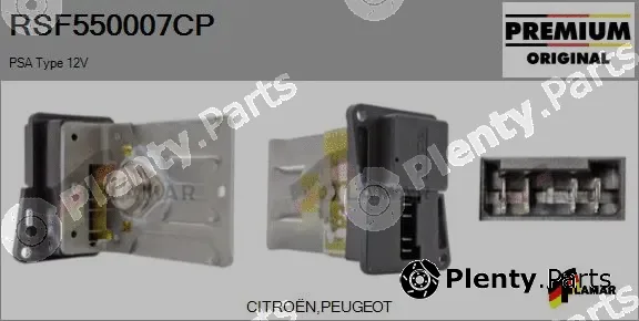 Flamar RSF550007CP — Resistor, interior blower