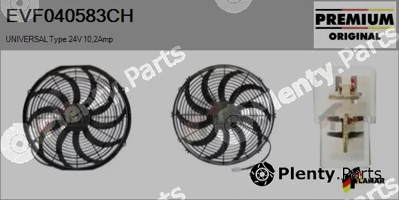 Flamar EVF040583CH — Electric Motor, radiator fan
